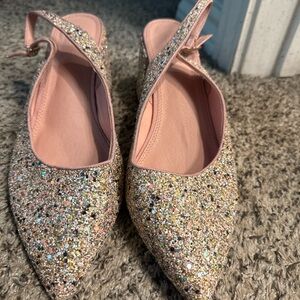 ASOS Glitter Pink Heels